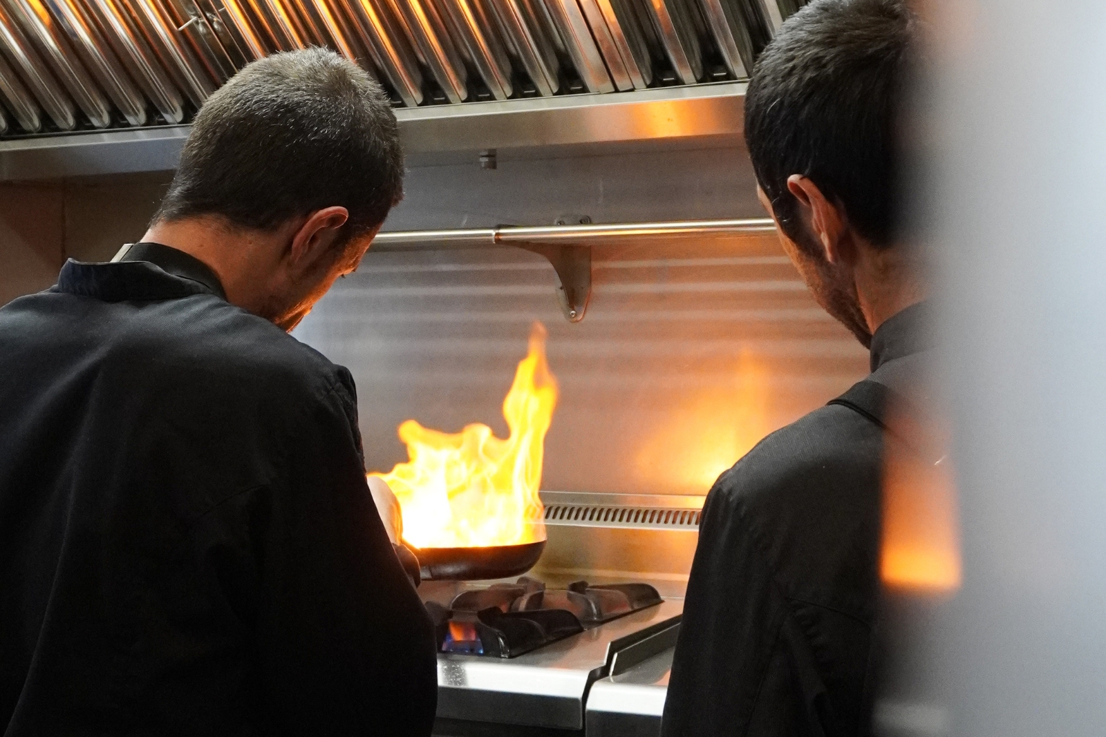 Raval 13 - Momento del cocinado